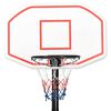 vidaXL basketballstativ 258-363 cm polyethylen hvid