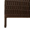 vidaXL Rumdeler Brun 195 x 180 cm polyrattan