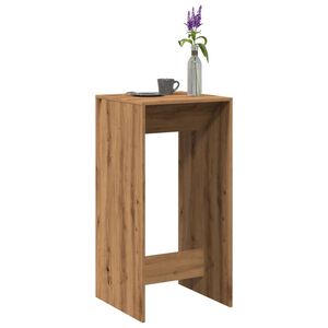 vidaXL barbord 51x50x103,5 cm konstrueret tr&aelig; gammelt tr&aelig;look