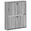 vidaXL V&aelig;gmonteret Skoskab BREDA 71 x 17 x 86 cm Konstrueret tr&aelig;