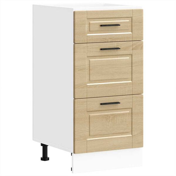 vidaXL k&oslash;kkenunderskab Porto konstrueret tr&aelig; sonoma-eg