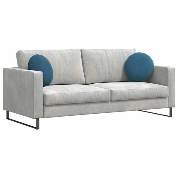 vidaXL S&aelig;depuder 2 pcs Bl&aring; &Oslash; 40 x 13 cm Fl&oslash;jl