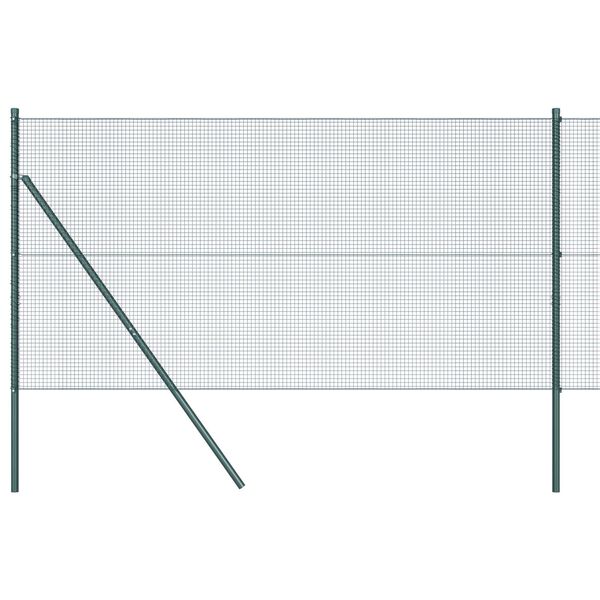 vidaXL Hegnsp&aelig;l Gr&oslash;n 10 x 1,4 m (16 x 16 mm mesh) St&aring;l og PVC