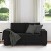 vidaXL 2-personers sofa 160x77x82 cm stof sort