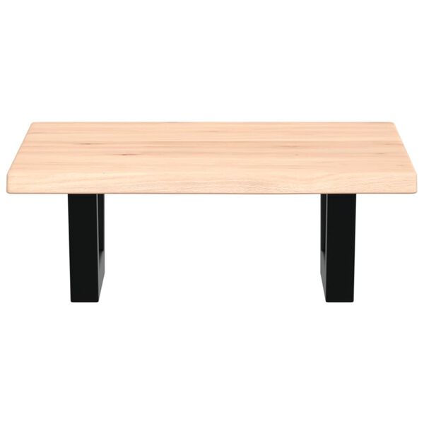 vidaXL badev&aelig;relseshylde st&aring;l og massivt egetr&aelig;