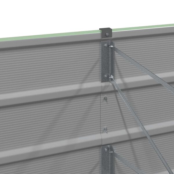 vidaXL Plantekasse Gr&oslash;n 400 x 80 x 45 cm St&aring;l