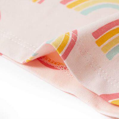 Pyjamas til børn str. 104 korte ærmer lyserød