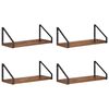 vidaXL V&aelig;ghylder 4 stk. Gammelt tr&aelig; 40 x 16 x 15,5 cm