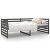vidaXL daybed 90x190 cm massivt fyrretr&aelig; gr&aring;