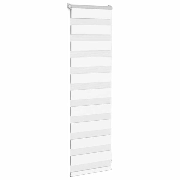 vidaXL zebragardin hvid 45x100 cm stofbredde 40,9 cm polyester