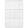 vidaXL Grillrist S&oslash;lv 60 x 40 cm Rustfrit st&aring;l