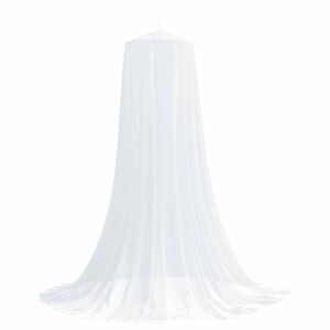 vidaXL Myggenet til seng 3 stk. 156 mesh Hvid ⌀56 x 220 cm Polyester
