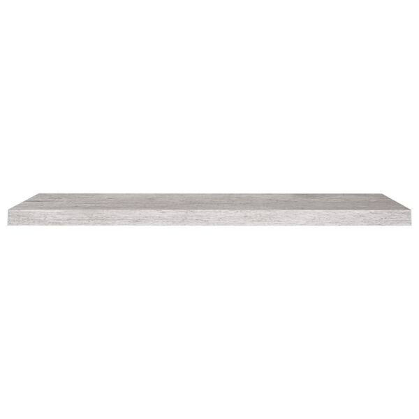 vidaXL svævehylde 90x23,5x3,8 cm MDF betongrå
