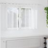 vidaXL Voile Gardin med gardiner 2 pcs Hvid 140 x 140 cm Polyester
