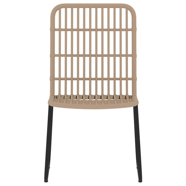 vidaXL spisebordss&aelig;t til haven 7 dele egetr&aelig;sfarve