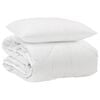 vidaXL &Aring;rsd&aelig;kkende Dyne med pude 2 stk. Hvid Microfiber