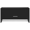 vidaXL garderobe 70x32,5x35 cm konstrueret træ sort