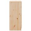 vidaXL skab 60x36x84 cm massivt fyrretræ