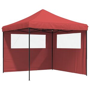 vidaXL Party Tent 292 x 292 x 315 cm Bordeaux Oxford stof