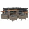 vidaXL Havesofa S&aelig;t 10 stk. 9-Antal s&aelig;der Gr&aring; polyrattan