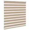 vidaXL zebragardin sandbrun 145x100 cm stofbredde 140,9 cm polyester
