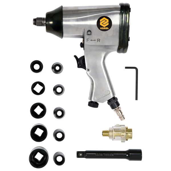 VOREL luftslagn&oslash;gles&aelig;t 16 dele 1/2"