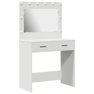 vidaXL Kl&aelig;deskab Hvid 78,5 x 41 x 135 cm Konstrueret tr&aelig;