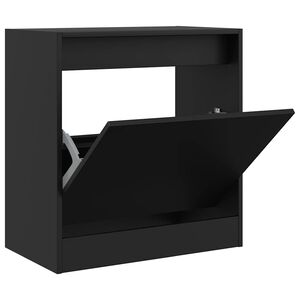 vidaXL skoreol 60x34x63,5 cm konstrueret tr&aelig; sort