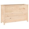 vidaXL h&oslash;jbed 119,5x40x78 cm massivt fyrretr&aelig;