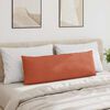 vidaXL Sofapuder 2 pcs R&oslash;d orange 120 x 40 cm Velourstof