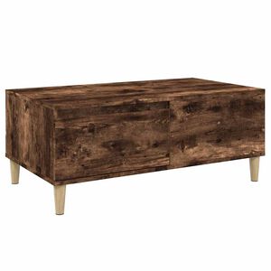 vidaXL sofabord 90x50x36,5 cm konstrueret tr&aelig; r&oslash;get egetr&aelig;sfarve