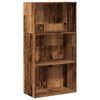 vidaXL bogreol 60x30x114 cm konstrueret tr&aelig; antikt tr&aelig;