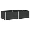 vidaXL H&oslash;jbed Sort 200 x 100 x 54 cm alu.
