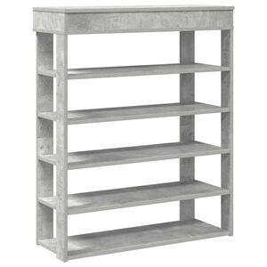 vidaXL skoreol 80x30x98 cm konstrueret tr&aelig; beton-eg