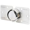 Master Lock h&aelig;ngel&aring;s og haspe-s&aelig;t st&aring;l s&oslash;lvfarvet 736EURD