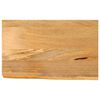 vidaXL bordplade 50x40x2,5 cm naturlig kant massivt mangotr&aelig;