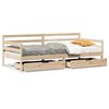 vidaXL daybed med skuffer 90x190 cm massivt fyrretr&aelig;