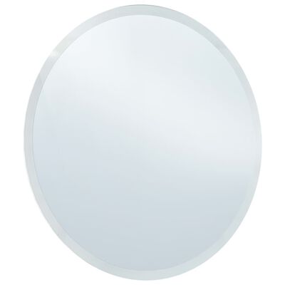 vidaXL vægspejl med LED til badeværelset 70 cm