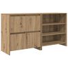 vidaXL Sideboard 2 stk. Artisan Egetr&aelig; 70 x 41 x 75 cm Konstrueret tr&aelig;