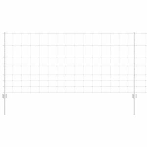 vidaXL Hegn med post S&oslash;lv 1 x 50 m St&aring;l