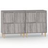 vidaXL sk&aelig;nke 2 stk. 60x35x70 cm konstrueret tr&aelig; gr&aring; sonoma-eg