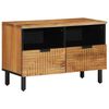 vidaXL tv-bord 70x33x46 cm massivt akacietr&aelig;