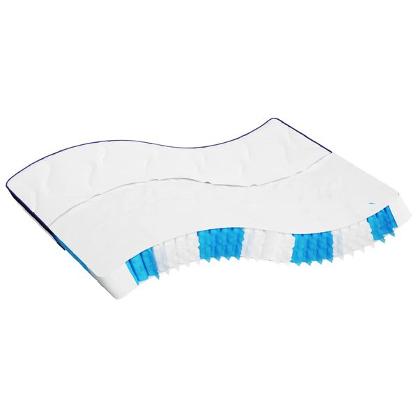 vidaXL springmadras m. pocket-fjedre medium fasthed 180x200 cm