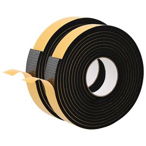 vidaXL Selvkl&aelig;bende skum tape 2 stk. Sort 40mm x 5m CR Skum