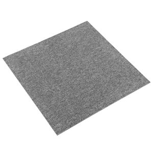 vidaXL T&aelig;ppe 20 pcs Gr&aring; 50 x 50 cm 100% Polypropylen