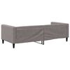 vidaXL daybed 90x200 cm stof gr&aring;brun