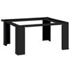 vidaXL Vaskemaskine Pedestal Sort 64 x 55 x 32,5 cm St&aring;l