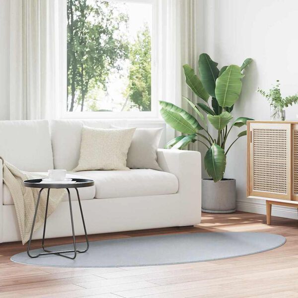 vidaXL Tæppe HUARTE Grå 100 x 200 cm Polyester