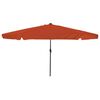vidaXL Havesol Terrakotta 395 x 395 x 245 cm Polyester