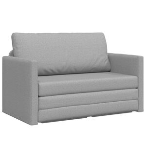 vidaXL Sovesofa Skygr&aring; 124 x 71 x 78 cm Stof
